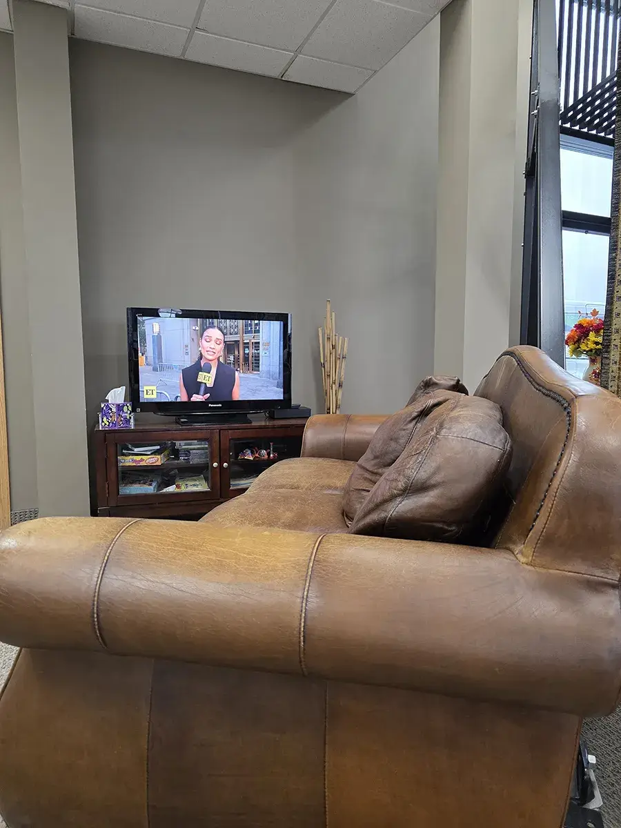 Customer Lounge With TV