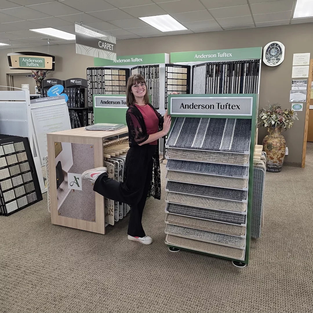 Wool Display - New from Shaw 8-19-2025 Magic Carpets Showroom | Magic Carpets